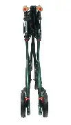 Zusätzliches Produktbild für Saljol Carbon Rollator British Green Wide mit Vollausstattung