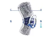 Zusätzliches Produktbild für Kniebandage GenuTrain Comfort titan Gr.7C