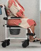 Dusch-u.Toilettenrollstuhl Kakadu Zusätzliches Produktbild für Dusch-u.Toilettenrollstuhl Kakadu Large