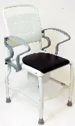 Toilettenstuhl Kiel grau/grau, höhenverstellbar Zusätzliches Produktbild für Toilettenstuhl Kiel grau/grau, höhenverstellbar