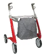 Zusätzliches Produktbild für Acre Rollator Carbon Ultralight Komfort erdbeerrot
