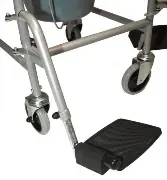 Fußstütze des Toilettenrollstuhls TRS130 Zusätzliches Produktbild für Drive Medical Toilettenrollstuhl TRS 130