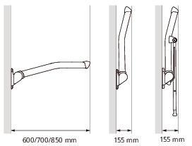 Etac Rex Dimensions CM INCH 566268