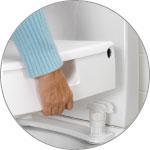 Toilettensitzerhöhung Cloo mit Armlehen - Montage