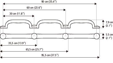 technische Daten Etac Flex Haltegriff