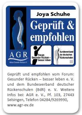 Joya AGR-Gütesiegel